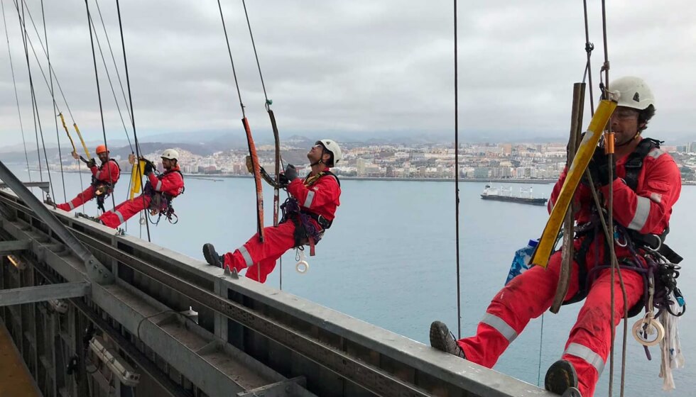 Trabajos verticales para la rehabilitaciones de fachadas